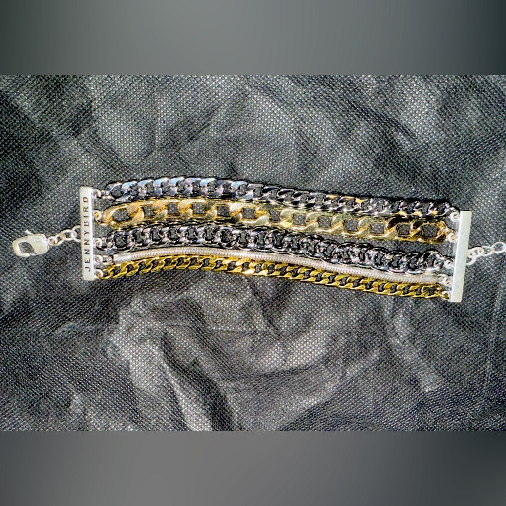 Jenny Bird Austin Cuff Multi-Medal Stunning Bracelet